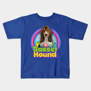 Basset Hound dog Kids T-Shirt